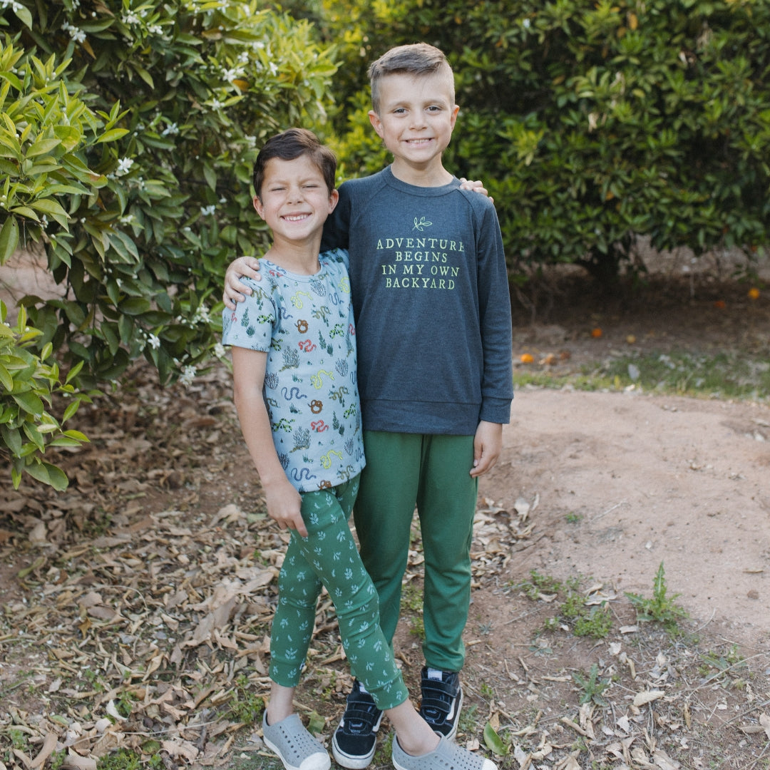 Youth Graphic Bamboo Raglan Sleeve Pullover — Last Call-4