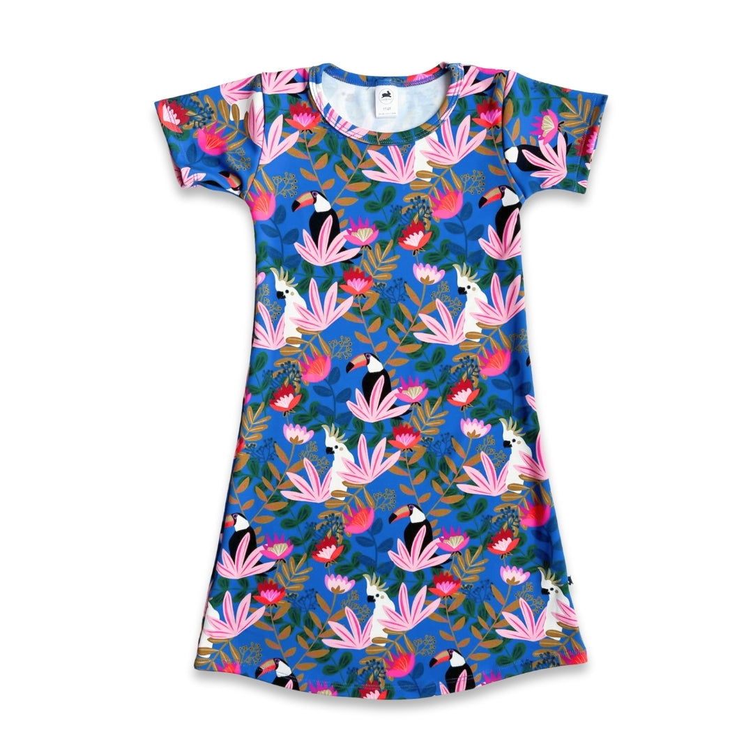 Kids Bamboo Short Sleeve Housedress — Last Call-1
