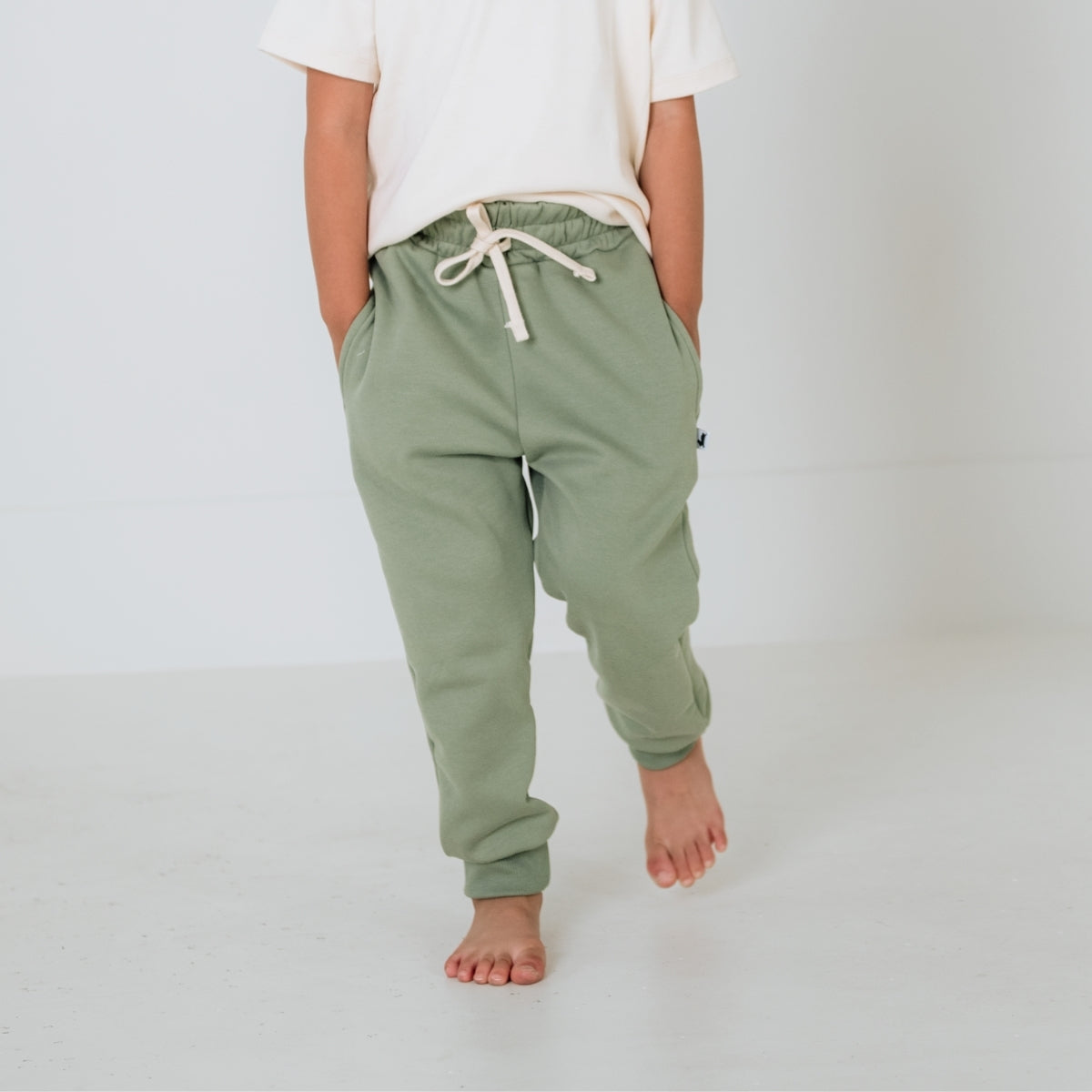 Kids Bamboo Fleece Joggers-1