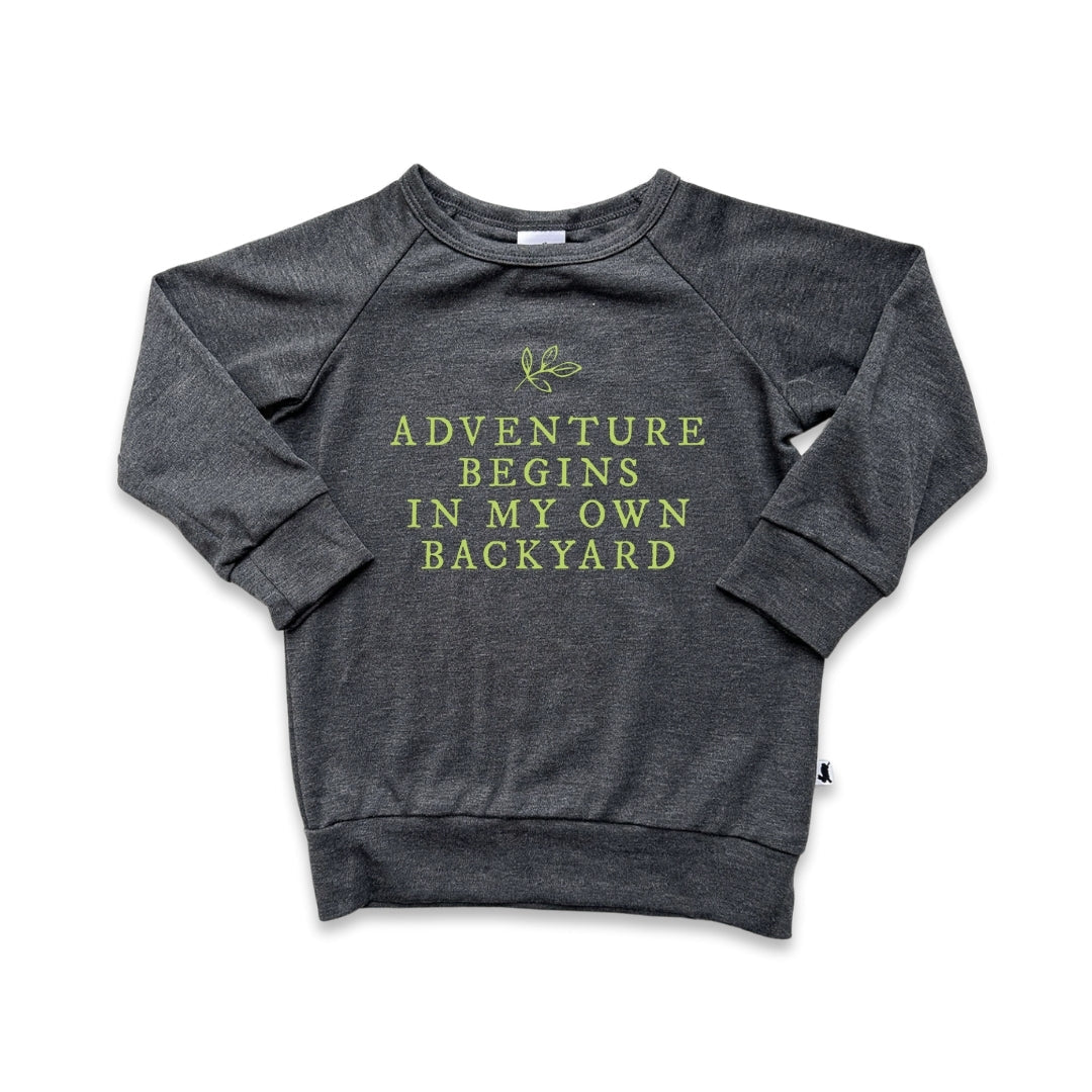 Youth Graphic Bamboo Raglan Sleeve Pullover — Last Call-5