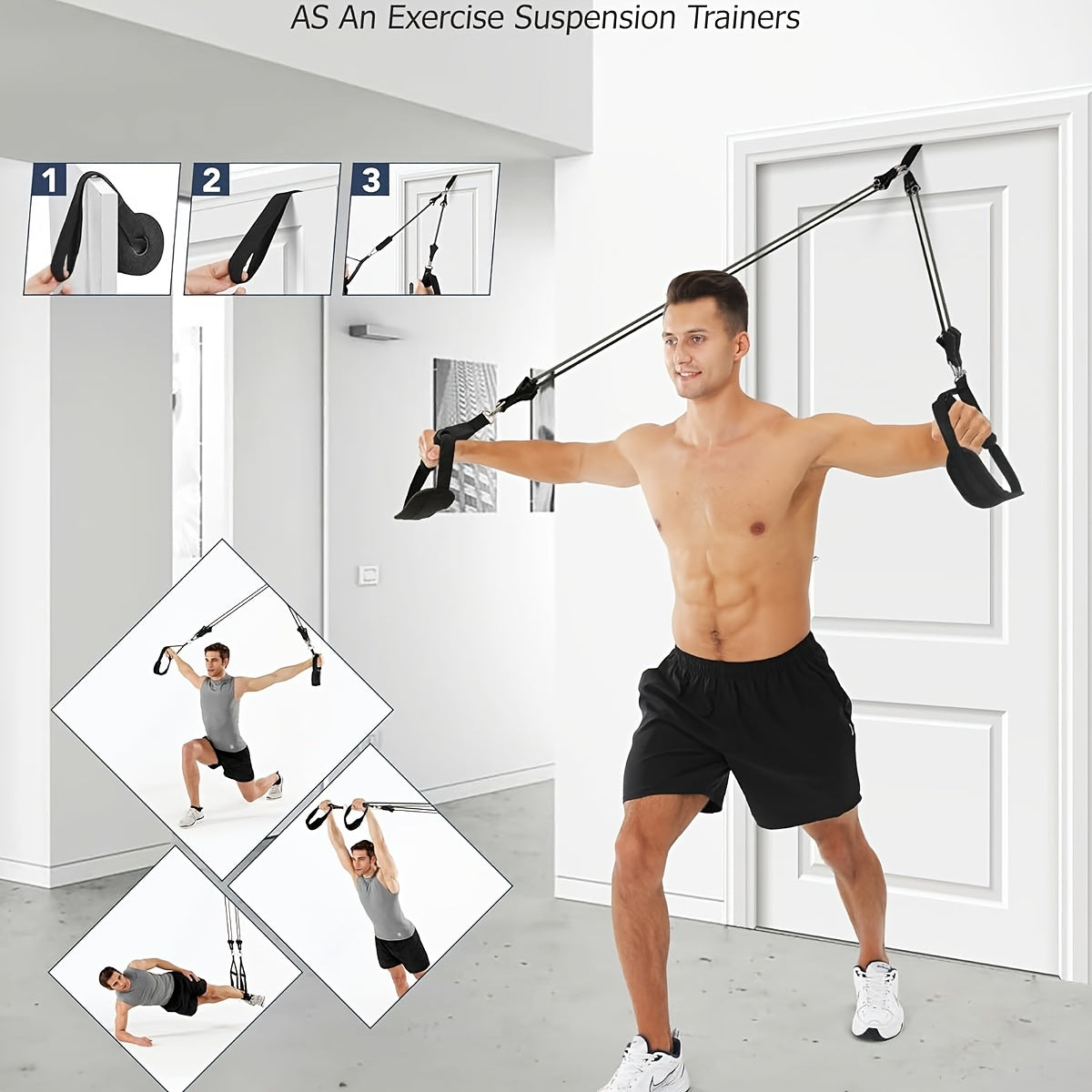 Heavy Tension Resistance Bands Kit for Home Workouts-3