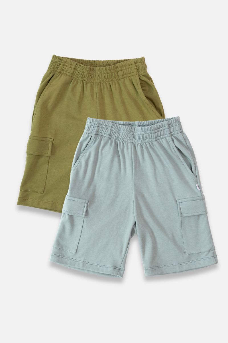 Youth Bamboo Cargo Shorts — Last Call-1