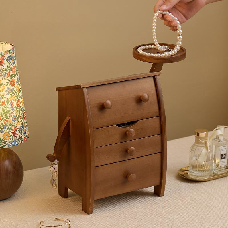 Robot Solid Wood Jewelry Box