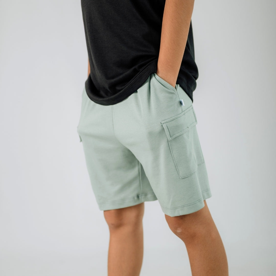 Youth Bamboo Cargo Shorts — Last Call-0