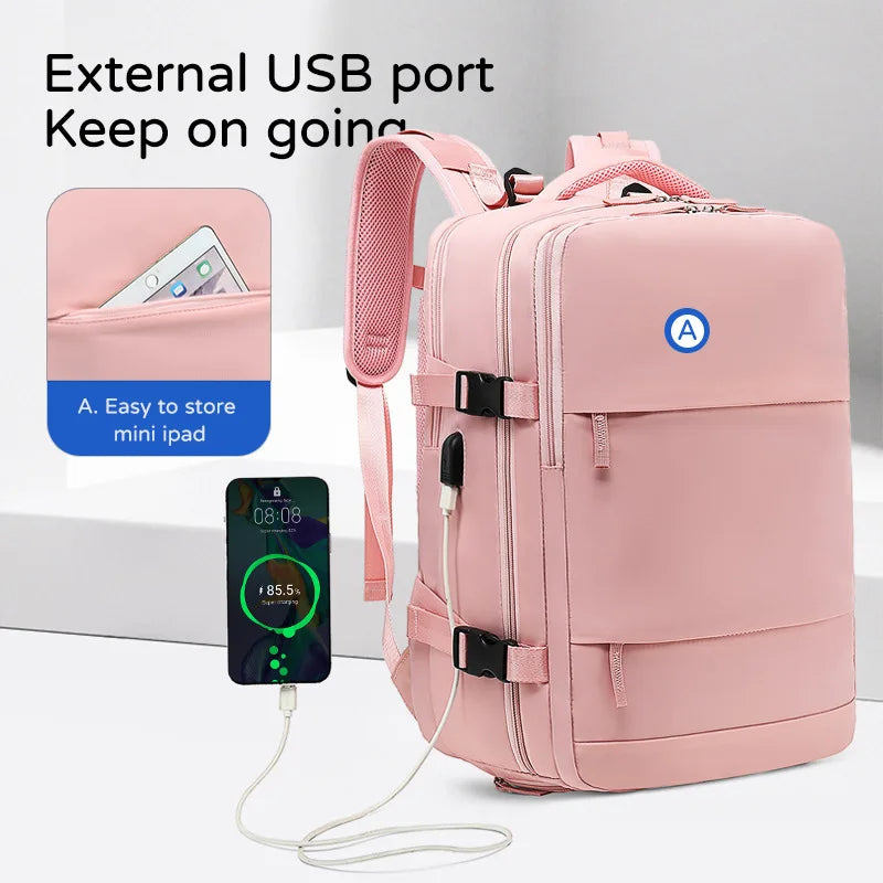 Versatile Voyage Women's Backpack Suitcase