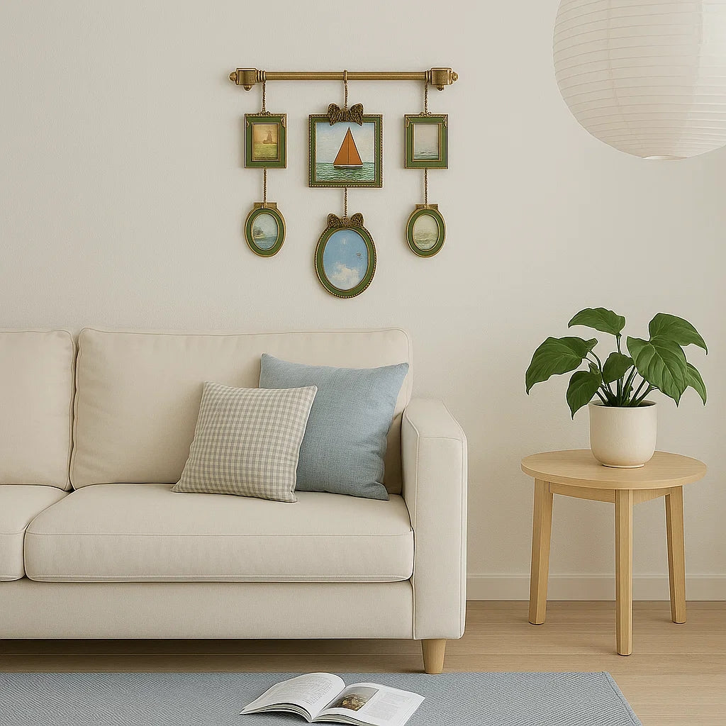 Elegant Multi-Frame Hanging Decor
