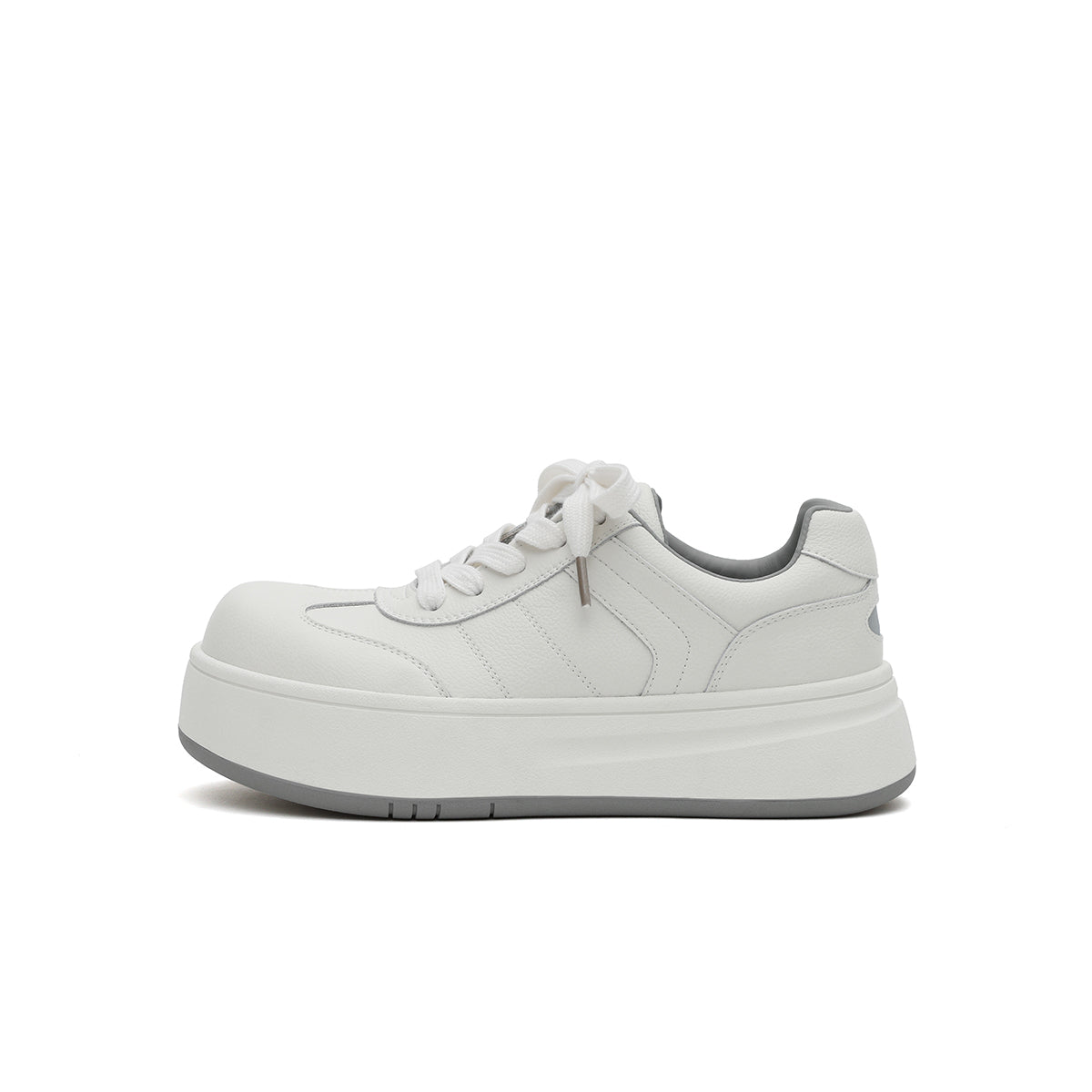 Versatile Neutral Platform Sneakers for Women-5