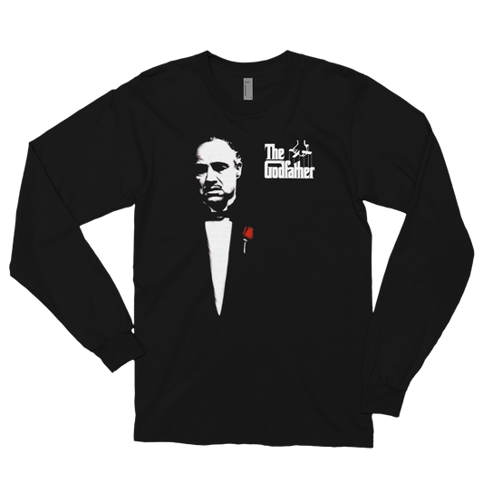 The Godfather 1972 Don Corleone Inspired Long Sleeve T-Shirt.-0
