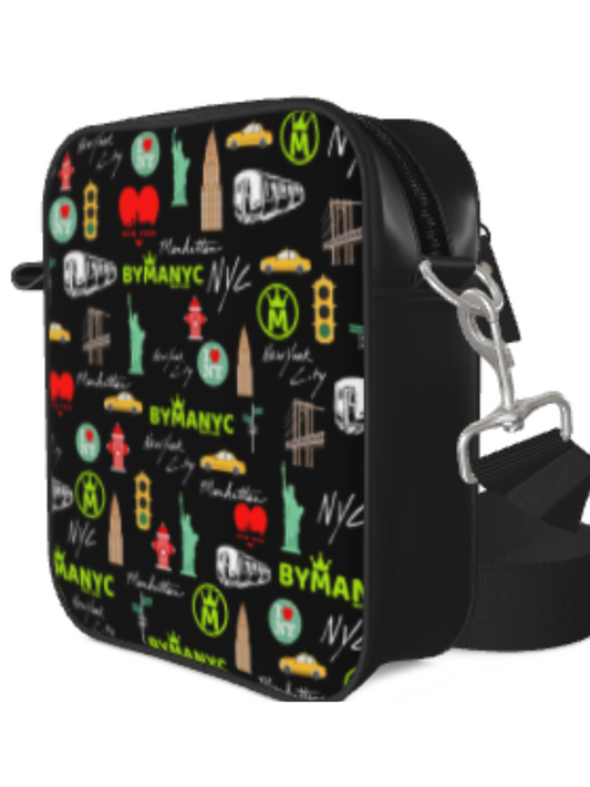Crossbody Bag MIDNIGHT MIRAGE – BYMANYC ® New York Vegan Urban Chic-1