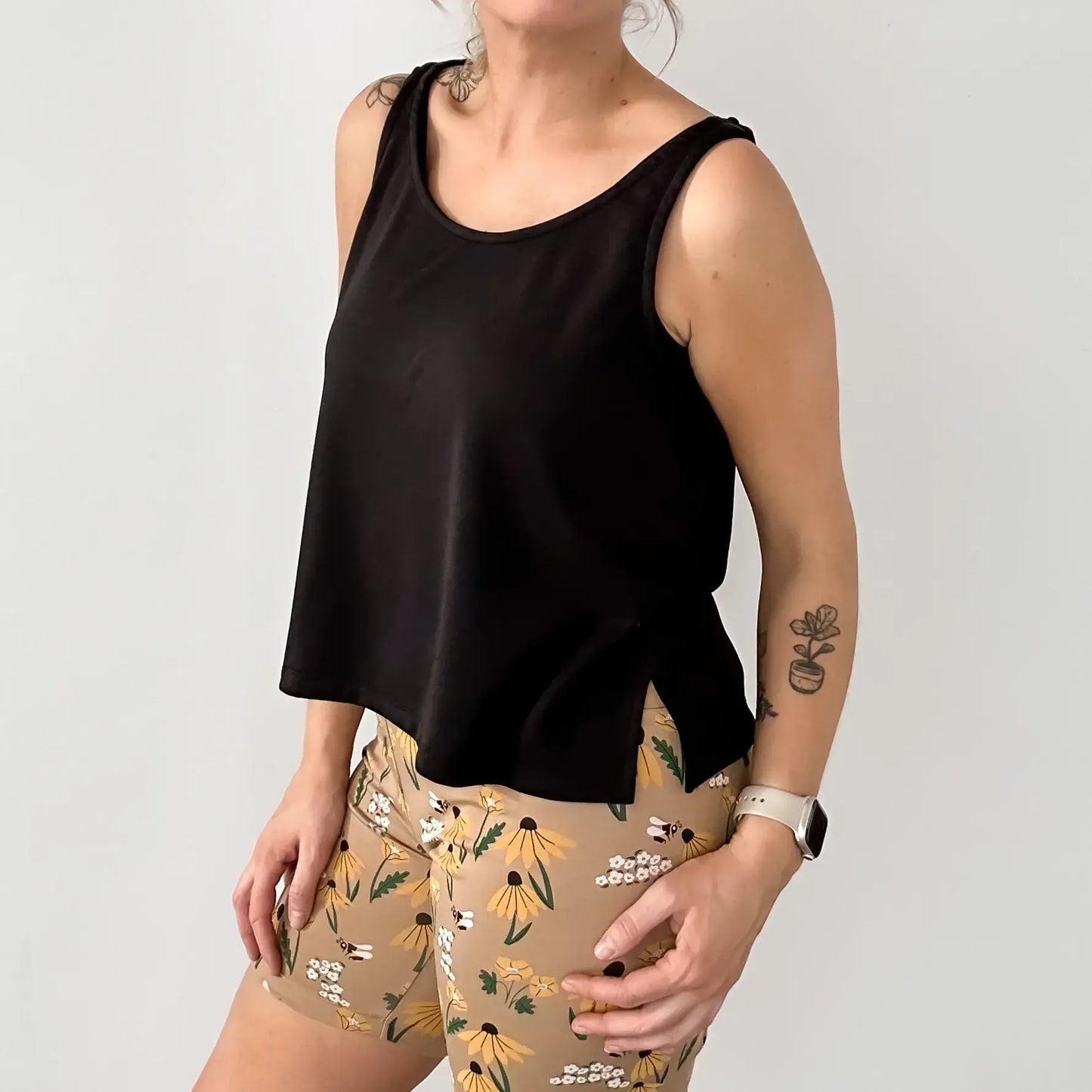 Ladies' Bamboo Cropped Tank — Last Call-5