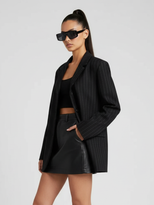 Striped Blazer, Soho | Women - BYMANYC ® New York-0