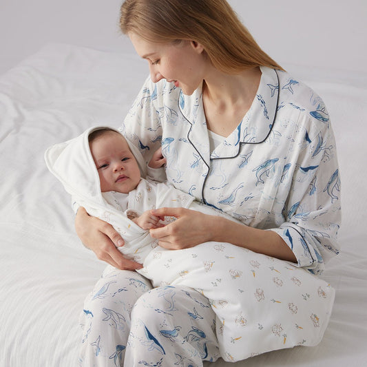 Newborn White Rabbit Face Cotton Swaddle Wrap Adjustable Light Cotton Baby Blanket-0