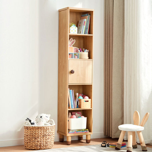 Dear Bear Kids Oak Storage Bookshelf-0