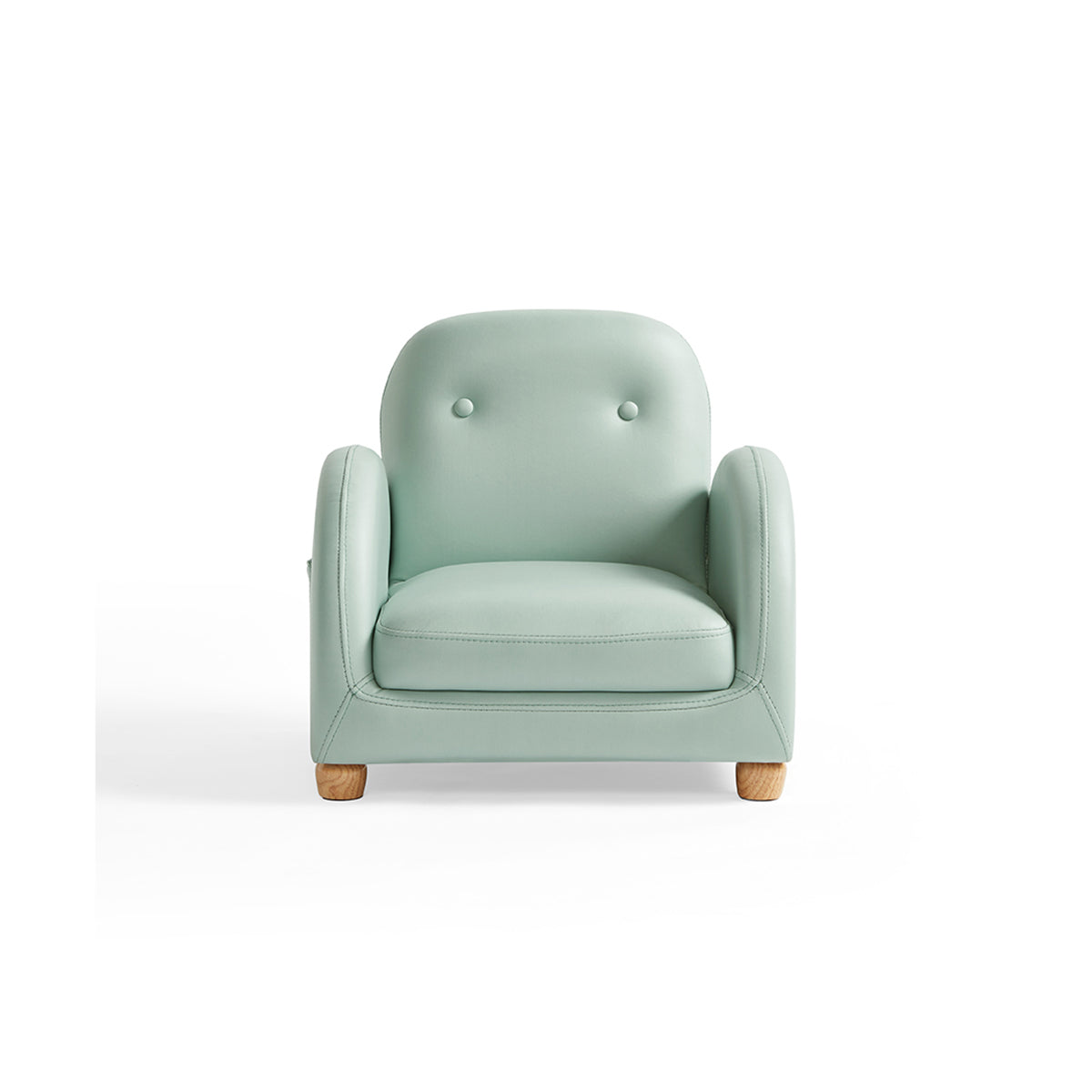 Lazy Cutie Kids Blue Recliner Chair with Adjustable Backrest and Pockets for Kids Bedroom Nursery-2