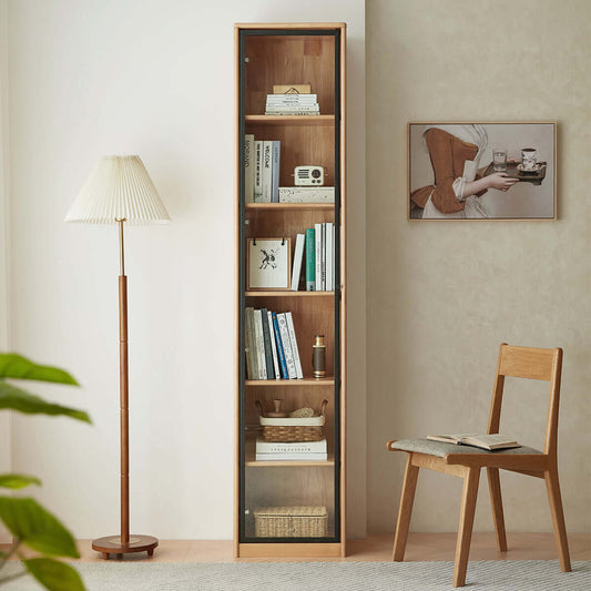 Modern Solid Wood Bookcase-0