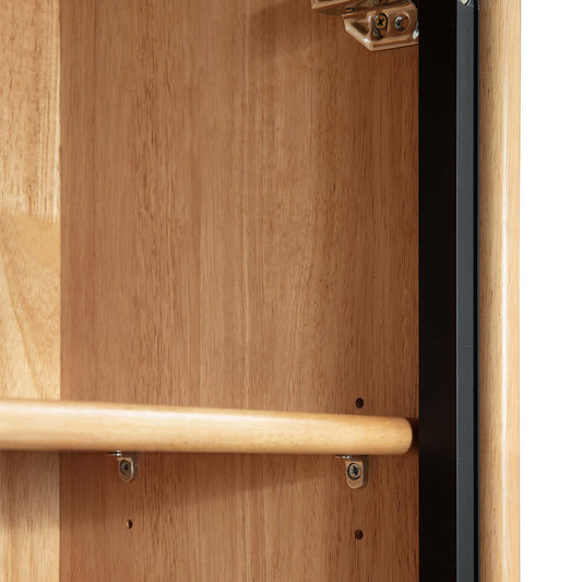 Modern Solid Wood Bookcase-1
