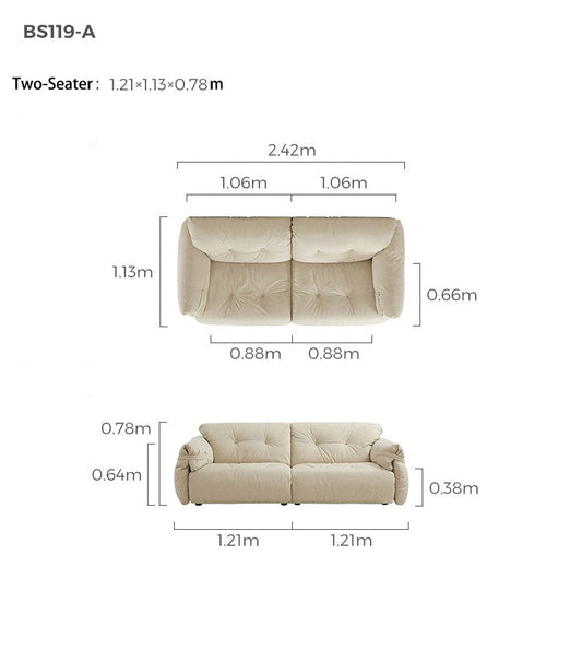 Scratch-Resistant Cloud-like Sofa-0