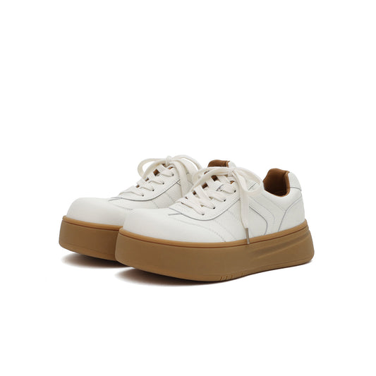 Versatile Neutral Platform Sneakers for Women-1