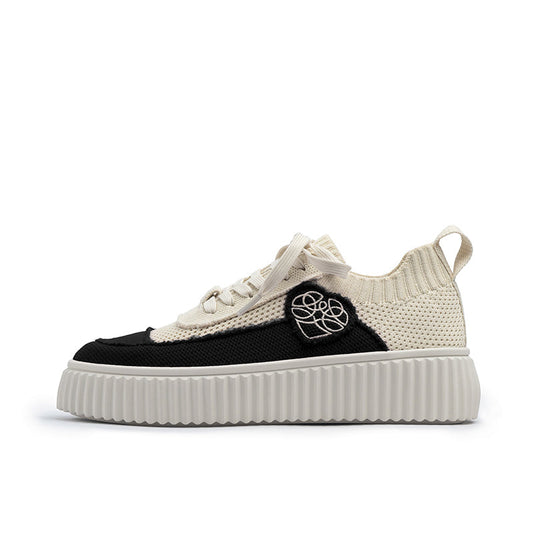 Versatile Round Toe Thick Soled Casual Sneakers Men Sneaker Shoes-0