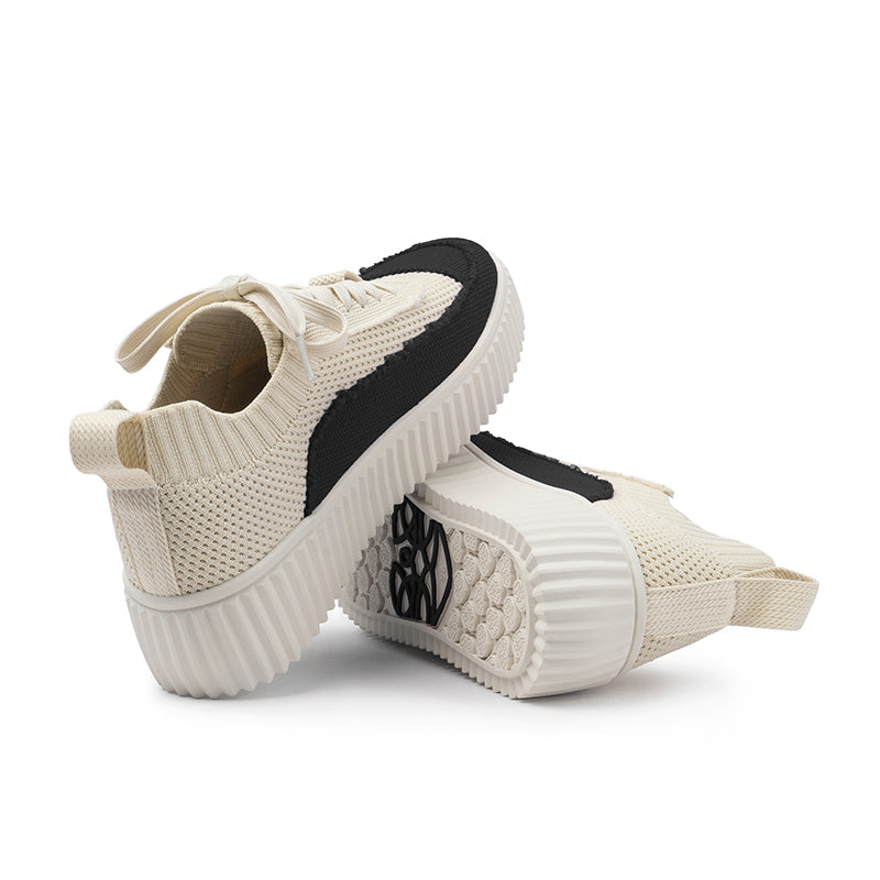 Versatile Round Toe Thick Soled Casual Sneakers Men Sneaker Shoes-4